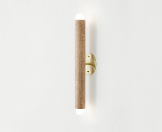 An alternative image of Lodge Linear Sconce in use