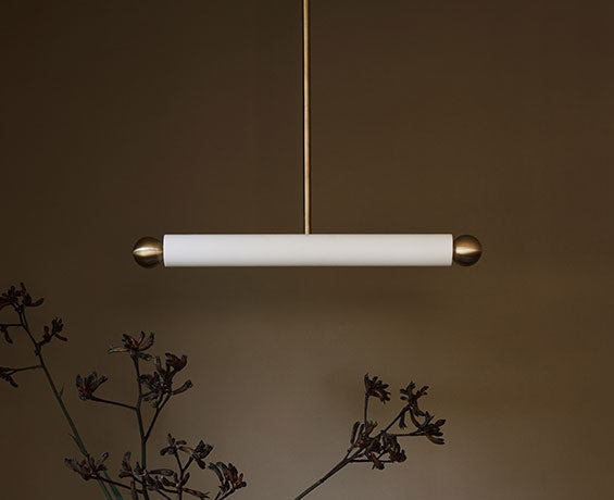 An alternative image of Tube Pendant in use